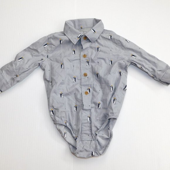 The Children's Place Other - 3-6 Months Boy Penguin bodysuit Shirt